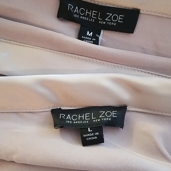 Rachel Zoe Satin Midi Skirt in Champagne - Picture 6 of 7